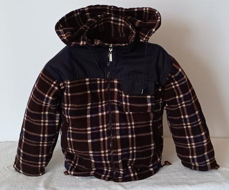 Oboustranná bunda - mikina, 122