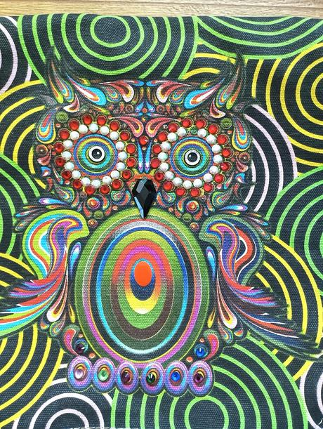 Kabelka se sovou - 27x30 cm, 