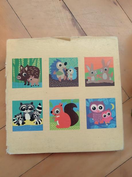 Kostky dřevěné - zvířata,