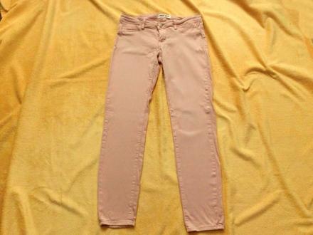 Strečové slim džíny kalhoty tally weijl lososové, tally weijl,m
