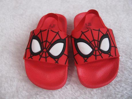 Letní lehké sandálky, cukle spiderman, marvel,23