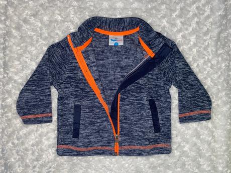 Modrá flísová mikina topomini, topomini,74