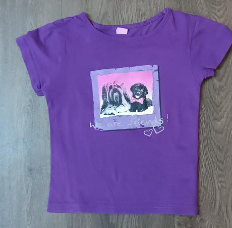 6x dívčí trička s krátkým rukávem,vel.98/104, lupilu,98