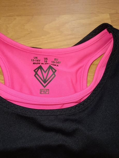 Športový top s bustierom 2v1, f&f,164