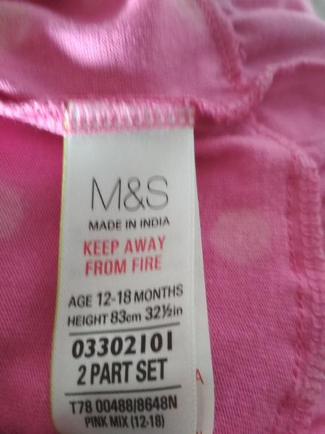 Šaty kr.r. s puntíkem, vel. 86, marks & spencer,86