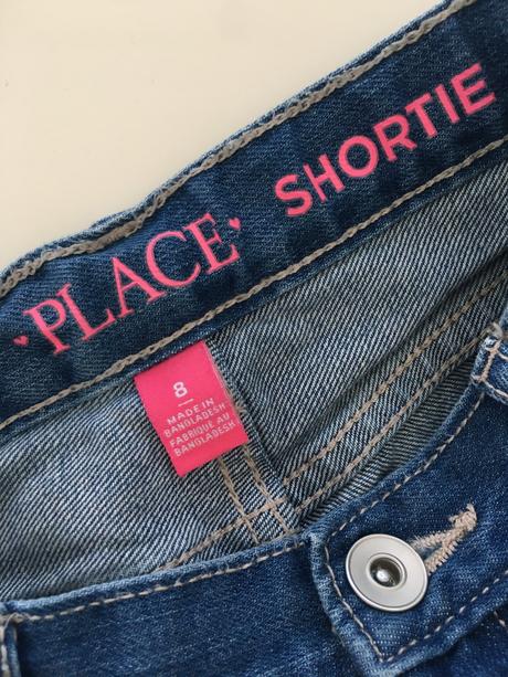 Dívčí riflové šortky place (8 let), children's place,128