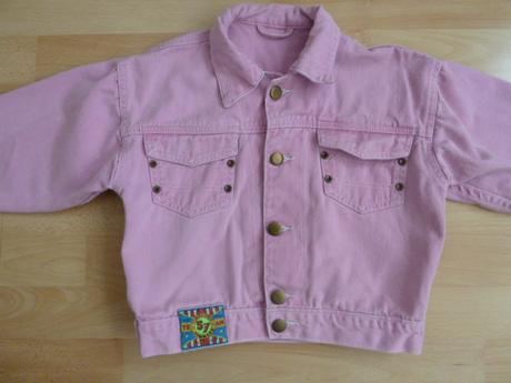 Džínová bunda & bundička vel. 122/128, 122