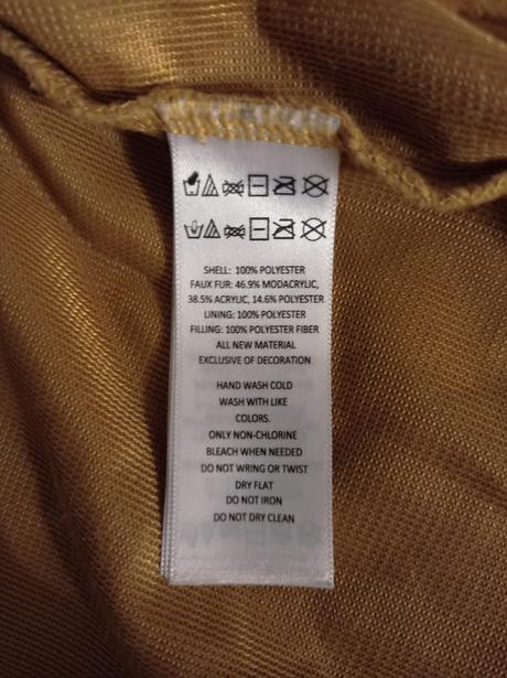 Karnevalový chlupatý kostým lvíček 3-6 měsíců,