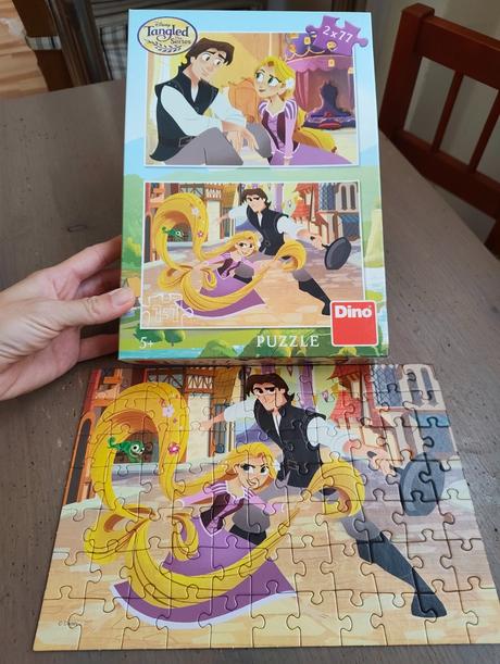 2x puzzle elsa a na vlásku, 
