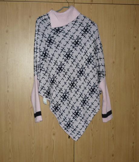 Parádní pončo shein, s