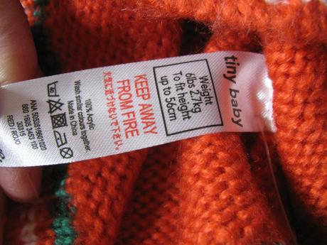 Krásný červený svetřík s vánočním motivem/unisex, 56