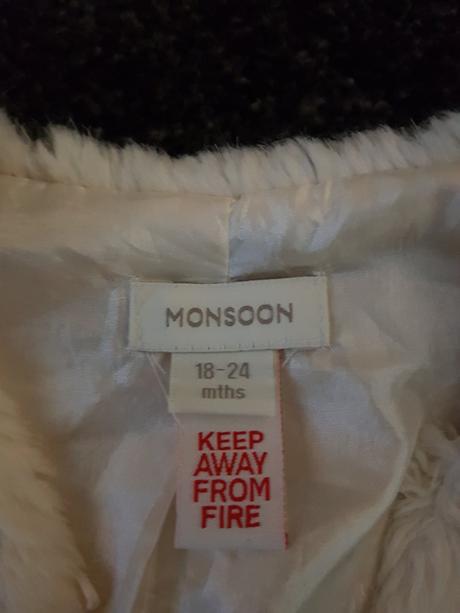 Dívčí vesta značky monsoon, velikost 18-24 měsíců., monsoon,86