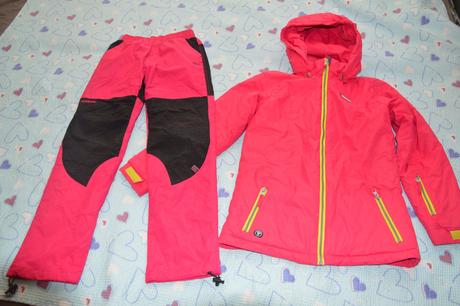 146 152 158 lyžařská bunda a oteplováky, brugi,152