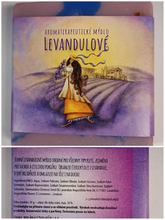 Levandulové mýdlo,