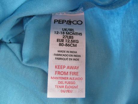 Letní triko bez rukávů, pepco,86