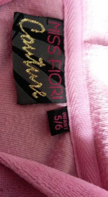 Tepláková souprava růžová sametová 5-6 let, miss fiori,116