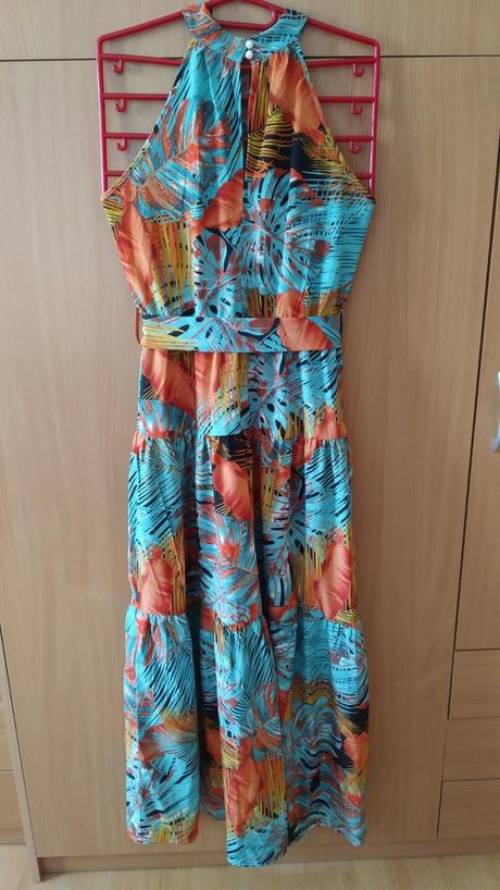 Letní šaty, vel.l - nové, 40 / l