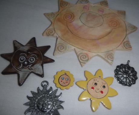 6 různých sluníček,