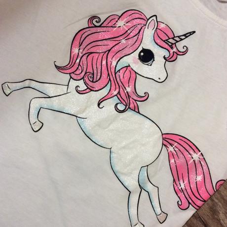 Bavlněné tílko ,,jednorožec", h&m,134