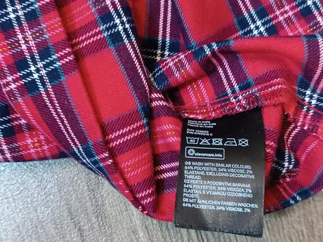 Kostkované vánoční šaty h&m, vel. 86 (12-18 měs), h&m,86