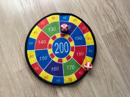 Terč a míčky suchý zip, 