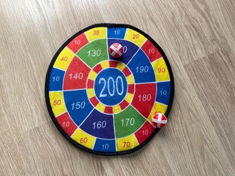 Terč a míčky suchý zip, 