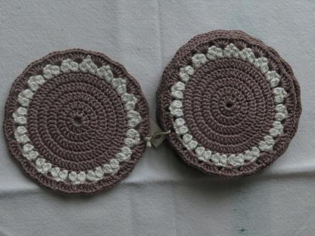 Podšálky do hněda - 6 ks, 