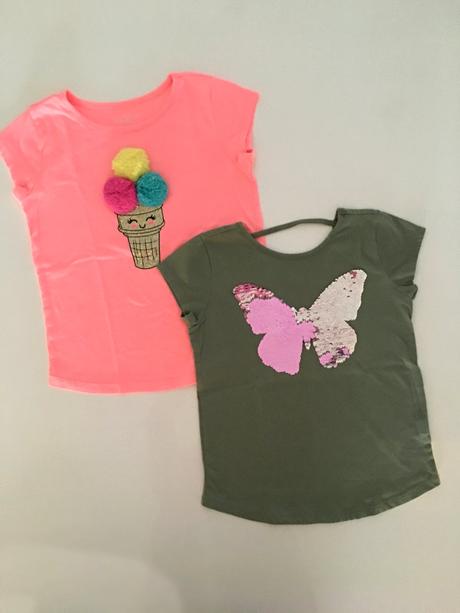 2 ks dívčí tričko place (7 - 8 let), children's place,128