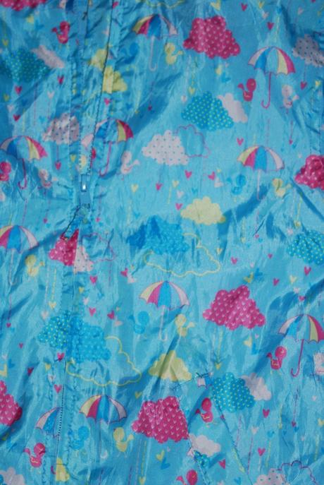 Jarní, podzimní, šustáková bunda s deštníky, tu,128