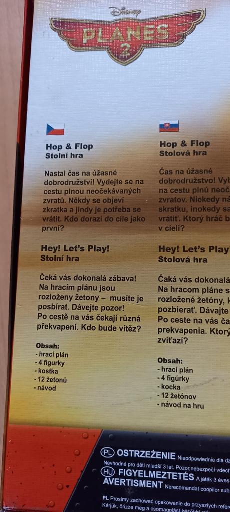 Hra - planes 2, 