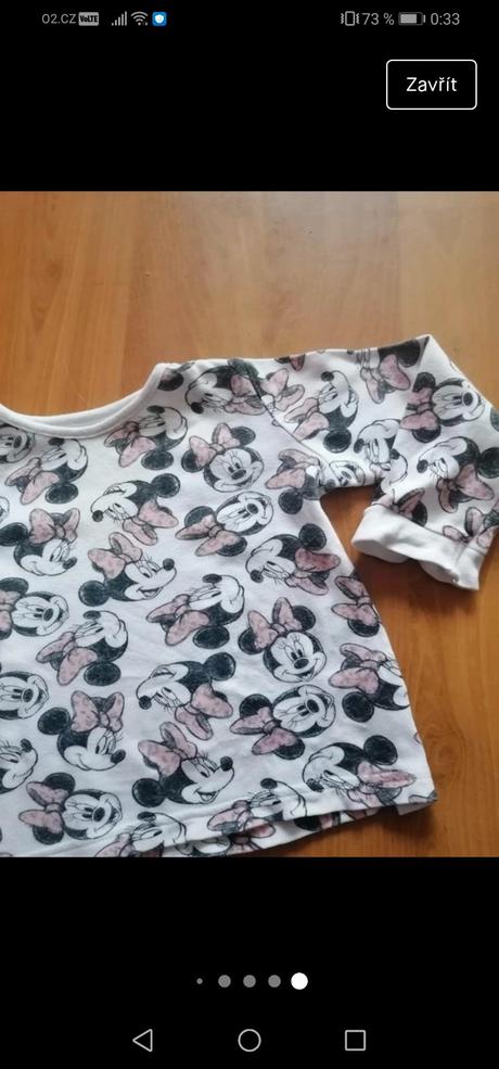 Dětské tričko minnie, george, george,80