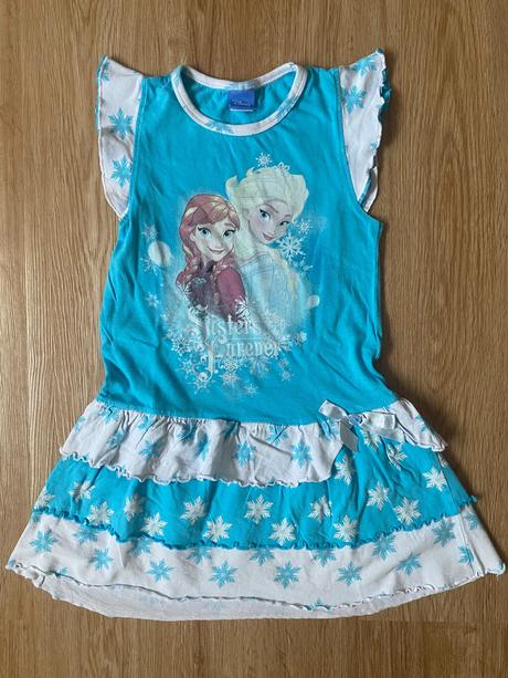 Dívčí bavlněné šaty - 116/122, disney,116