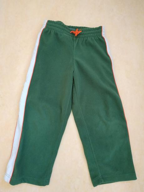 Flaušové kalhoty vel.122 zn.old navy, old navy,122