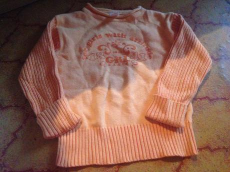 Dívčí svetr nápis, c&a,98