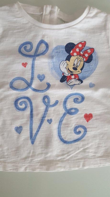 Dětské tričko/triko disney s minnie vel. 0-3, disney,56