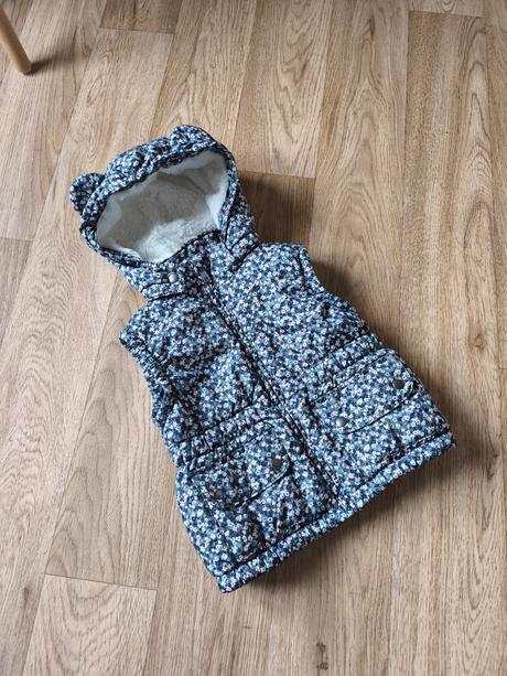Kytičková vesta h&m s oušky, h&m,92