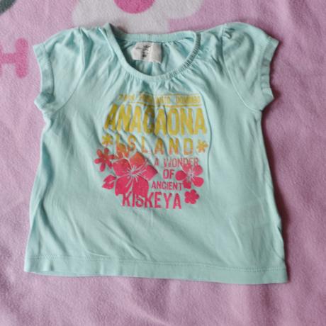 Kricko s napisem a kvetinami, h&m,74