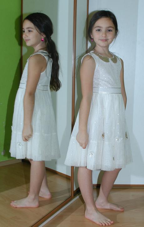 Slavnostní sváteční společenské tylové šaty, bhs,122