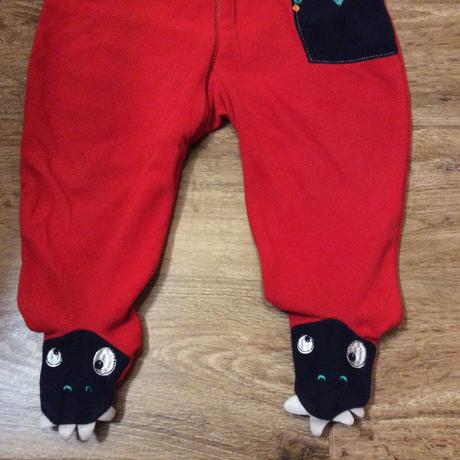 Fleece overal/pyžamo s příšerkou, early days,86