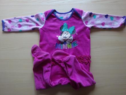 Sametový overal s minnie, vel. 86, george,86