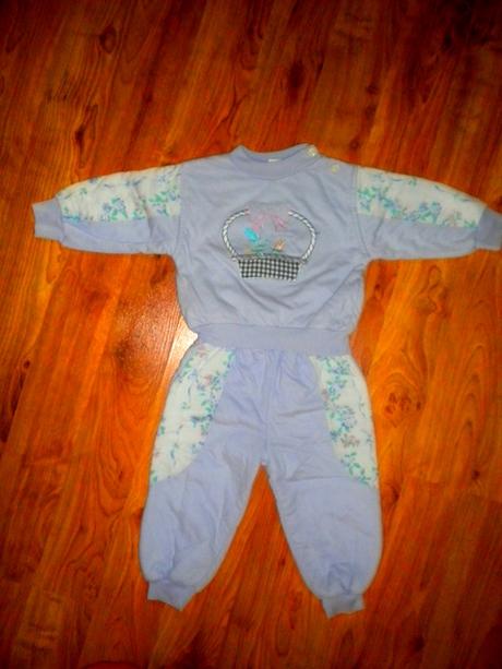 Vyteplený komplet mikči a kalhot-suprr přechodovka, 80
