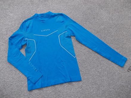 Funkční prádlo - triko modré, vel.146/152, kipsta,146
