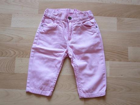 Kalhoty růžové, h&m,74