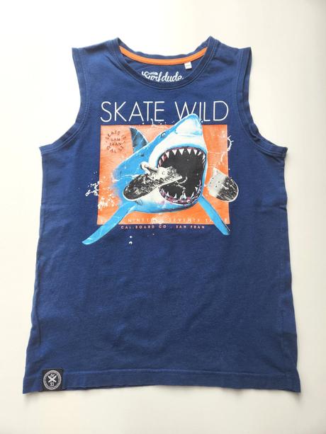 Obrázkové triko bez rukávů vel. 134-140, c&a,140