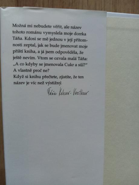 Cukr a sul - tána keleová-vasilková, 