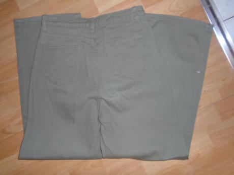 Kalhoty rovné khaki vel m 36/38, m