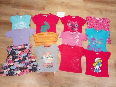 7 x tričko / tunika vel 98/104, 98