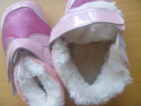 Nové růžové zimní barefoot boty vel. 24, 24