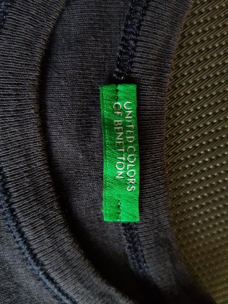 Dětské triko/tričko beneton vel 2-3 s třpytivým ná, benetton,92