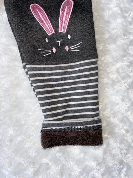 Šedé zateplené legíny, 98